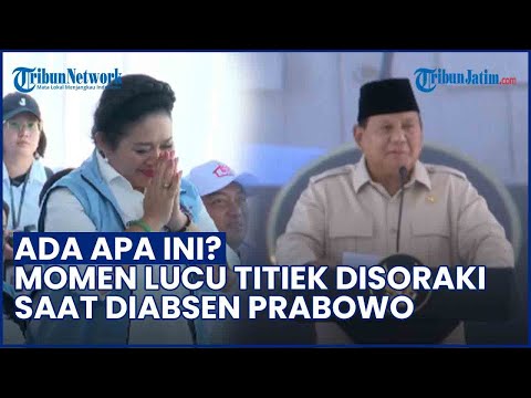 "ADA APA INI?" MOMEN LUCU Titiek Soeharto DISORAKI saat Diabsen Prabowo di Acara Kopdes Merah Putih!