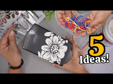 TRANSFORMA tus FRASCOS y BOTELLAS de VIDRIO Viejos ♻️😱 en 5 TESOROS Útiles para el Hogar👌