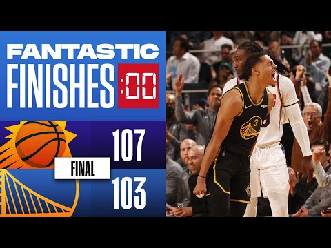 Final 0:50 WILD ENDING Warriors vs Suns video clip