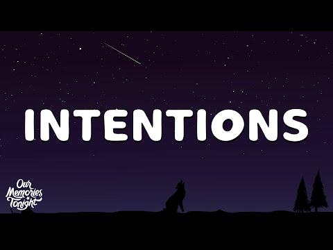 Justin Bieber - Intentions (Acoustic) (Lyrics)
