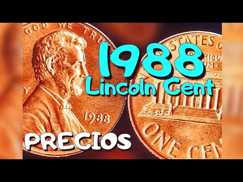 1988 Lincoln Cent y PRECIOS $$