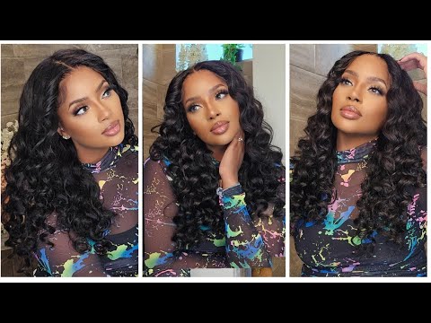 WHAT?!! 5-SECOND INSTALL | FLAWLESS HOLLYWOOD WAVES! Easy Wear & Go Wig Install | WowAfrican