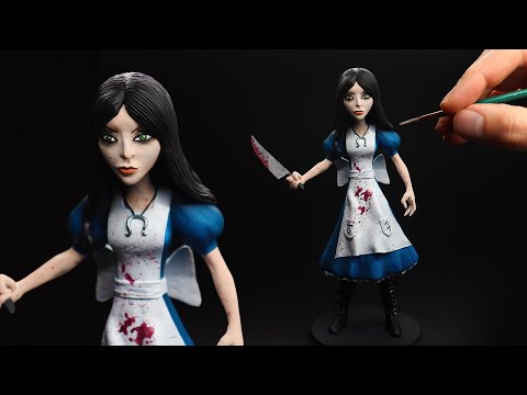 I Sculpted ALICE from ALICE: MADNESS RETURNS! Polymer Clay Madness!!