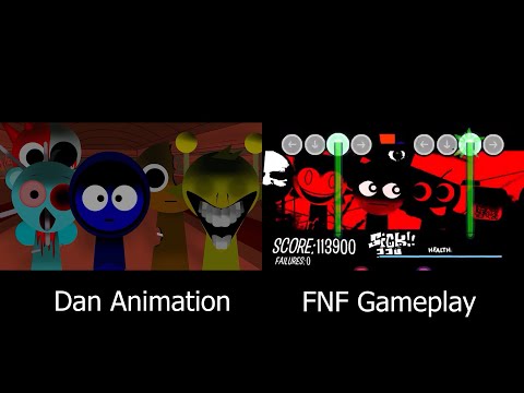 Sprunki Incredibox Season 2 Part 5 | Game/Cover x FNF Animation Comparison