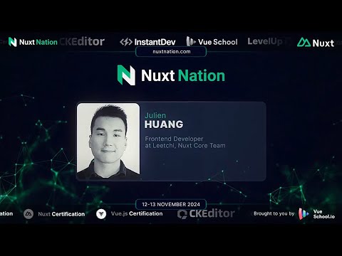 Nuxt Nation 2024: Julien Huang - How to contribute to Nuxt