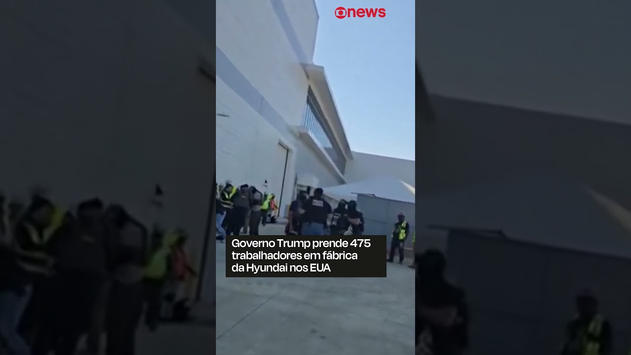 Governo Trump prende 475 trabalhadores em fábrica da Hyundai nos EUA