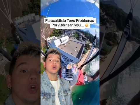 Este Paracaidista Tuvo Problemas Por Aterrizar Aqui 😱 #shorts