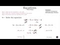 Solving Multi-Step Equations with Variables on Both Sides