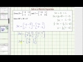 Matrix Operations and Equations