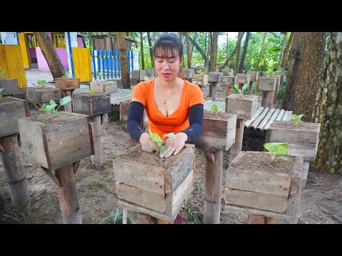 140 Day: Resilient Girl Build A House Off Grid - Building, Raising, Cooking,...Video Timelapse