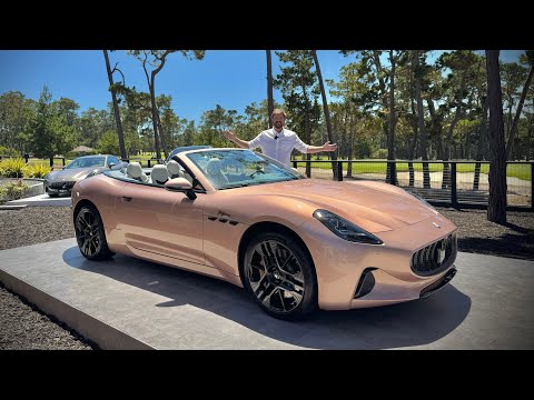 I Drive The Electric Maserati GranCabrio Folgore For The First Time! A $200,000 EV Convertible