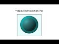 Volume Between Two Spheres