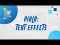 Text Effects and Tools in Pixlr E
