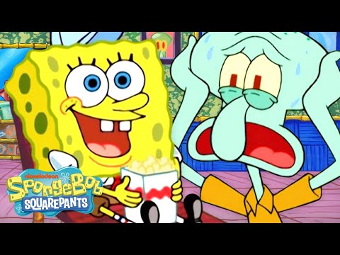 SpongeBob Characters Hanging in Squidward’s House for 30 Minutes Straight 🦑 | @SpongeBobOfficial
