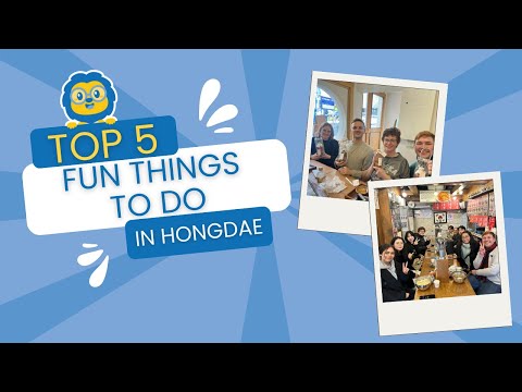5 Fun Things to Do in Hongdae // What to do around LTL Seoul // #seoul