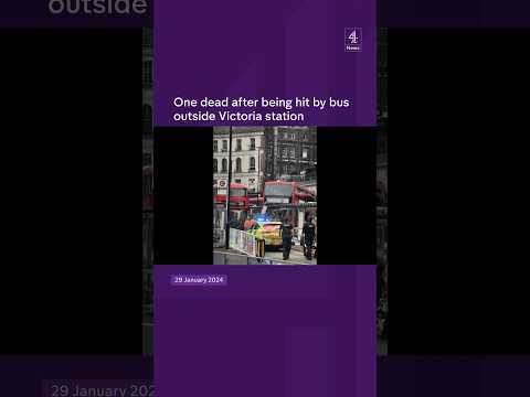 One dead after hit by bus outside London Victoria