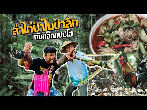 พา”แจ็คแปปโฮ” ล่าไก่ป่า ด้วยปืนธนู…โคตรสุด🛖