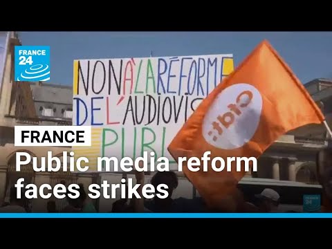 YouTube video thumbnail: France’s Public Media Reform Faces Strikes and Heated Assembly Debates