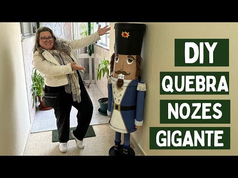 FIZ UM QUEBRA NOZES GIGANTE | Materiais Reciclados