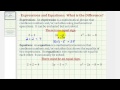 Understanding Expressions and Equations