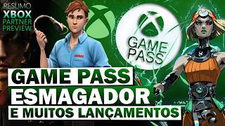 BOMBA! Lançamentos INCRÍVEIS Revelados pro XBOX e GAME PASS no Xbox Partner Preview!