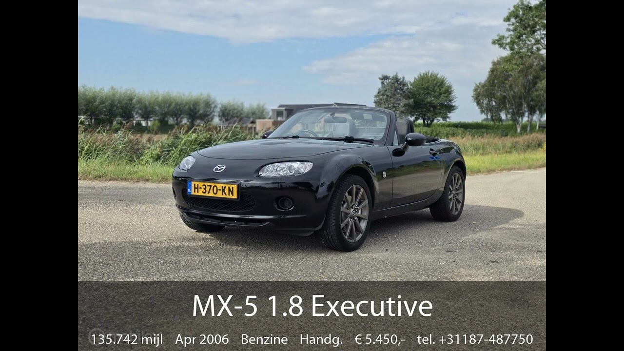 Anteprima video del Mazda MX-5 1.8 (2006)