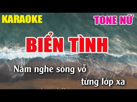 Biển Tình Karaoke Tone Nữ – Beat Karaoke Nhạc Sống 2022 – Lâm Organ