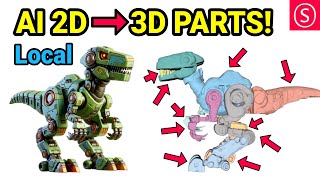 Will THIS AI change 3D forever? - PartCrafter Local Install