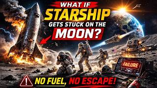 SpaceX Starship Gets Stuck on the Moon! What Happens to the Crew? 🌕🚀
