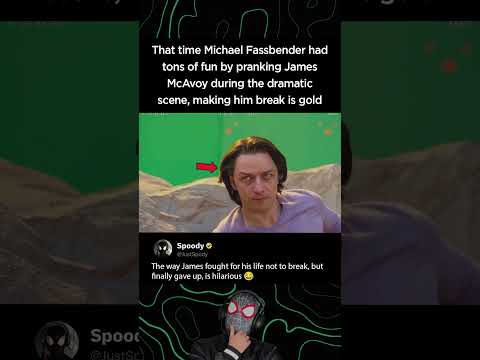 <strong>That</strong> time Michael Fassbender had tons of fun by pranking James McAvoy | <strong>X</strong>-Men: Apocalypse (2016)