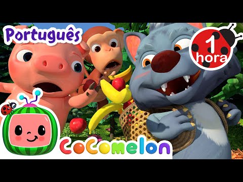 Maçãs e bananas Músicas Classicas Infantis  CoComelon Brasil |  Desenhos Animados em Português