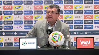 Rueda de prensa con el presidente de la Dimayor, Carlos Mario Zuluaga