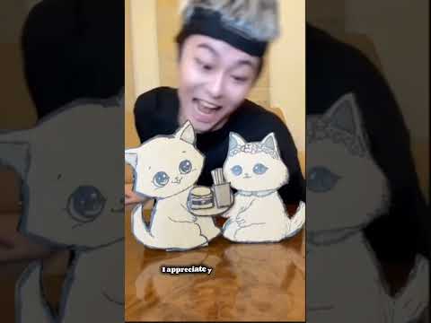 I GET BITTEN BY A CARDBOARD CAT! but it's a voiceover
