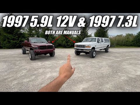 The 2 BADDEST DIESEL TRUCKS from the 90's side by side!!