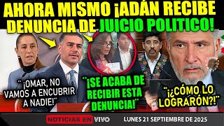 LUNES SORPRESIVO! VAN POR ADÁN AGUSTO ¡DENUNCIA DE JUICIO POLITICO! SHEIBAUM RESPONDE AHORA MISMO