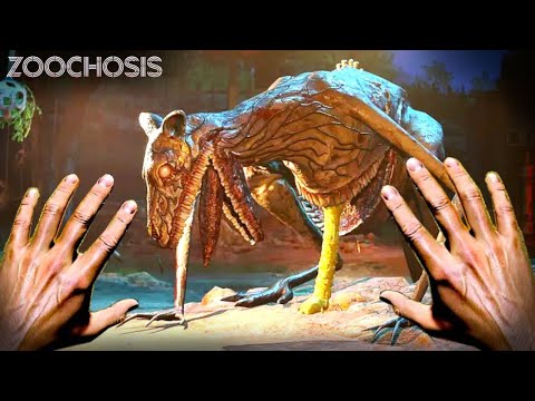 Can we Survive the Night Shift at a Monster Zoo? || ZOOCHOSIS (Full Game BAD ENDING)