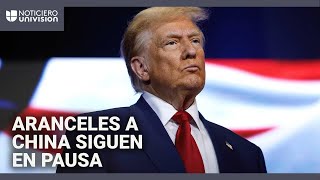 Trump pausa por otros 90 días los aranceles a China para extender las negociaciones comerciales