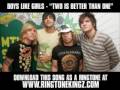 Boys Like Girls ft. Taylor Swift - Two Is Better Than One [ New Video + Lyrics + Download ]