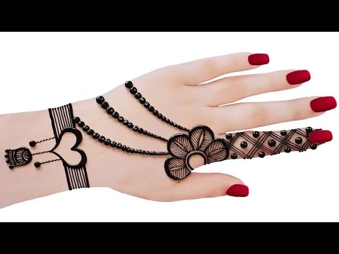 Heart shape Simple Front hand Mehndidesign |Arabic mehndi designs | Mehandidesign |Mehandi| #Mehndi