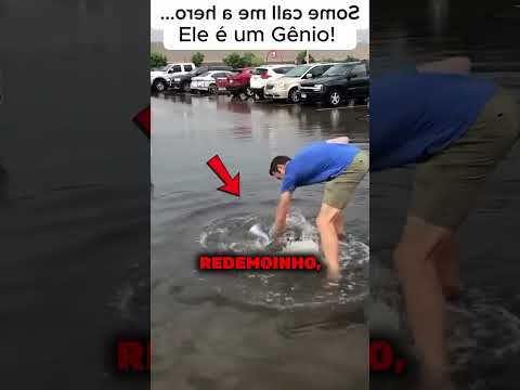 Ele é um GÊNIO! Salvou muitos Carros do Alagamento 🤯