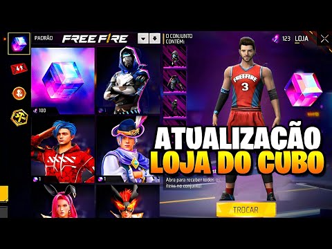 CORREE! QUAL SKIN DO CUBO PEGAR? BESTA DA GALÁXIA, DUNK MASTER GRÁTIS E EMOTE PARA TODOS - FREE FIRE