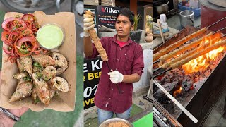 Handmade Chicken Seekh Kebabs from Scratch😍| Indian Street Food