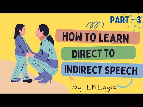 Simple Interrogative Sentences, Double Interrogative Sentences - Direct Indirect Speech - Part 3