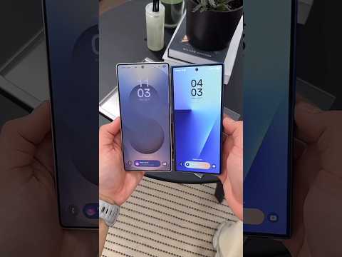 Samsung galaxy S25 ultra vs Samsung galaxy z fold7  comparison #Samsung #s25ultra #fold7