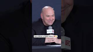 Dana White previews his fight vs Eddie Hearn 😅