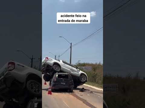 acidente feio na entrada de maraba