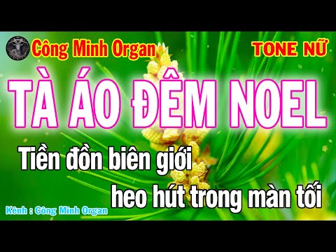 Tà Áo Đêm Noel Tone Nữ ( G#m ) Karaoke | Nhạc Hay Dễ Hát Tông Chuẩn