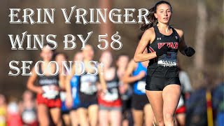 Canadian Cross Country Championships 2022, U20 girls finish line