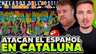 DESTROZAN UNA HELADERIA POR ATENDER EN ESPAÑOL EN CATALUÑA