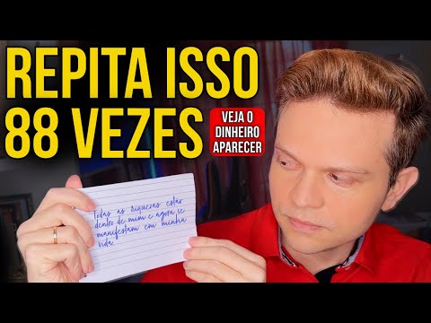 VEJA O QUE ACONTECE QUANDO SE REPETE 88 VEZES UMA ÚNICA AFIRMAÇÃO DE RIQUEZA | Joseph Murphy